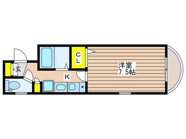 コスモハイツの物件間取画像